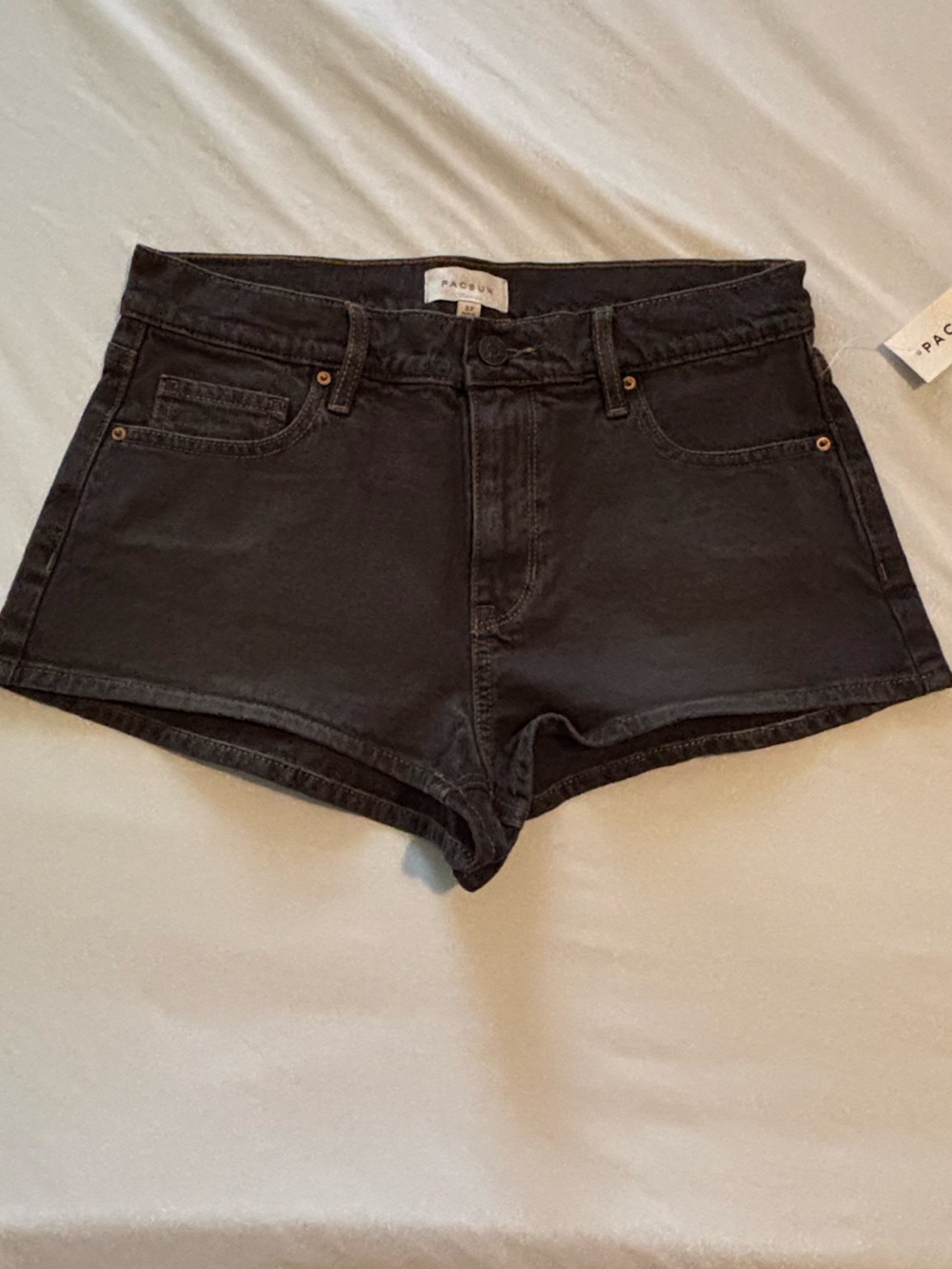 PacSun Black Denim Shorts